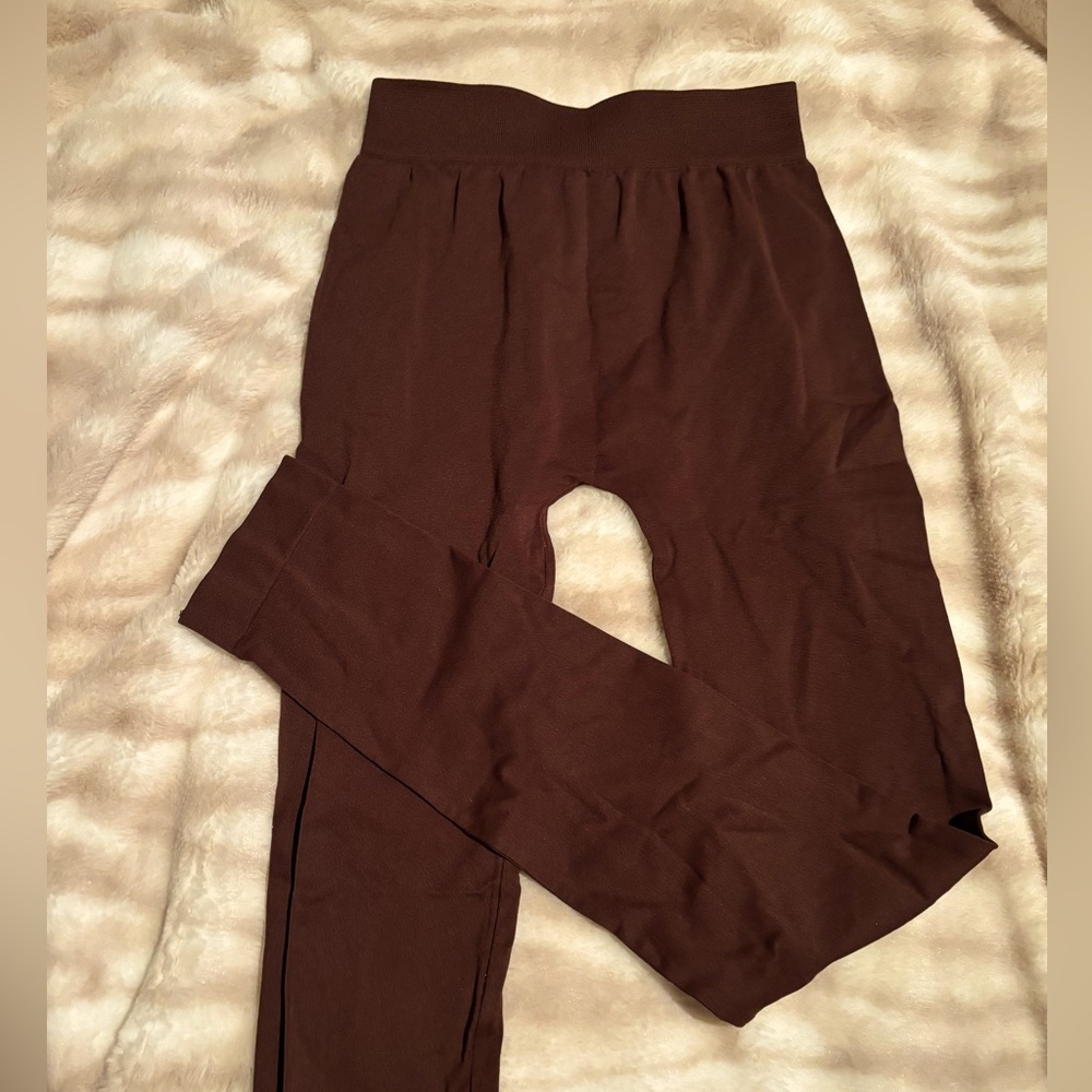 Niki biki one size brown full length leggings. NWOT.
